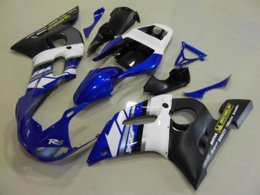 Carene Moto R6 1998-2002 - Blu Bianco & Nero