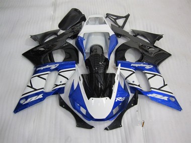 Carene Moto R6 1998-2002 - Blu Bianco Nero