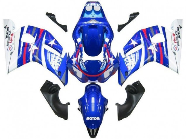 Carene Moto R6 1998-2002 - Blu Bianco Stella Fiat Carene Moto R6 1998-2002 - Blu Bianco Stella Fiat