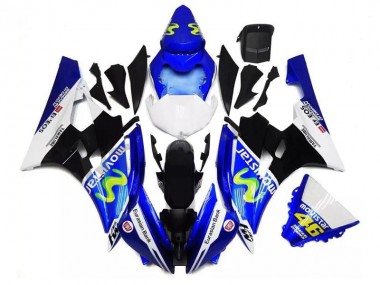 Carene Moto R6 2006-2007 - Blu Nero Bianco