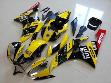 Carene Moto R6 2006-2007 - Giallo Monster Lupi