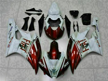 Carene Moto R6 2006-2007 - Marrone Bianco