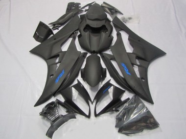 Carene Moto R6 2006-2007 - Nero Blu Decal