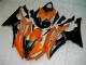 Carene Moto R6 2008-2016 - Arancia Nero Carene Moto R6 2008-2016 - Arancia Nero