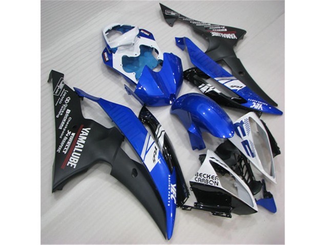Carene Moto R6 2008-2016 - Bianco Blu Nero Carene Moto R6 2008-2016 - Bianco Blu Nero