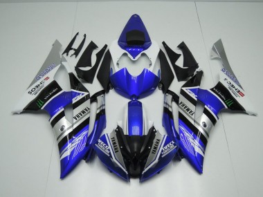 Carene Moto R6 2008-2016 - Blu Bianco ENEOS Monster