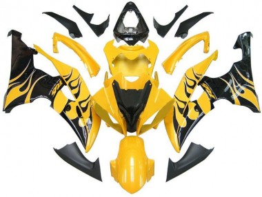 Carene Moto R6 2008-2016 - Giallo Nero Fiamma R6