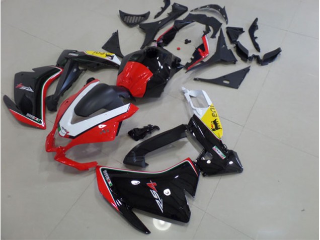 Carene Moto RS4 50 125 2011-2018 - Nero Rosso Bianco Carene Moto RS4 50 125 2011-2018 - Nero Rosso Bianco