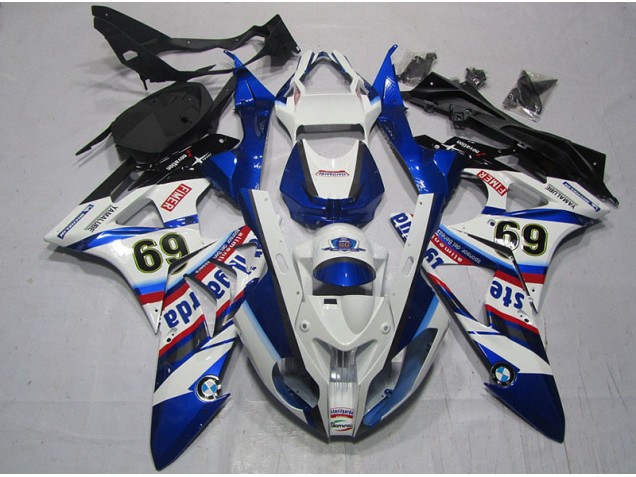 Carene Moto S1000RR 2009-2014 - Bianco Blu Sterilgarda 69 Carene Moto S1000RR 2009-2014 - Bianco Blu Sterilgarda 69