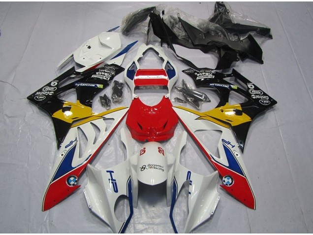 Carene Moto S1000RR 2009-2014 - Rosso Bianco Giallo Carene Moto S1000RR 2009-2014 - Rosso Bianco Giallo