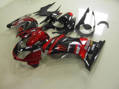 Carene Moto ZX 250R 2008-2012 - Caramella Rosso Monster