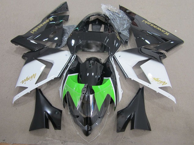 Carene Moto ZX10R 2003-2005 - Nero Bianco Oro Ninja Carene Moto ZX10R 2003-2005 - Nero Bianco Oro Ninja