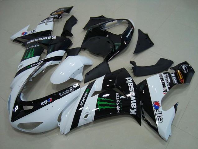 Carene Moto ZX10R 2006-2007 - Bianco Monster Carene Moto ZX10R 2006-2007 - Bianco Monster