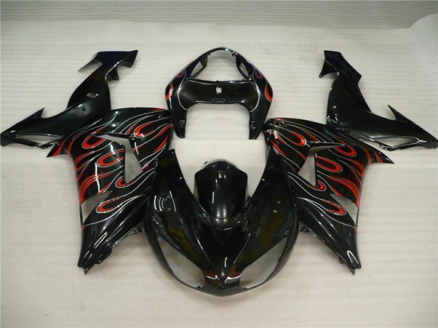 Carene Moto ZX10R 2006-2007 - Nero Grigio Rosso