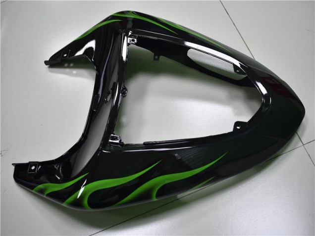 Carene Moto ZX10R 2006-2007 - Nero Verde Fiamma Carene Moto ZX10R 2006-2007 - Nero Verde Fiamma