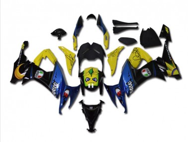 Carene Moto ZX10R 2008-2010 - Blu Squalo