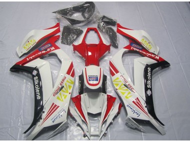 Carene Moto ZX10R 2011-2015 - Bianco Rosso Silkolene