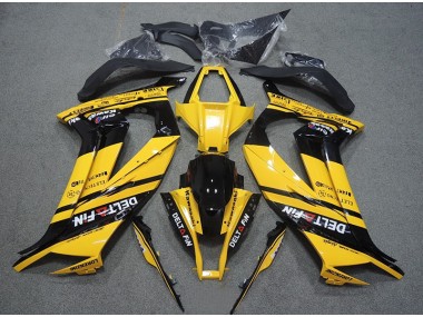 Carene Moto ZX10R 2011-2015 - Giallo Nero Delt Fin
