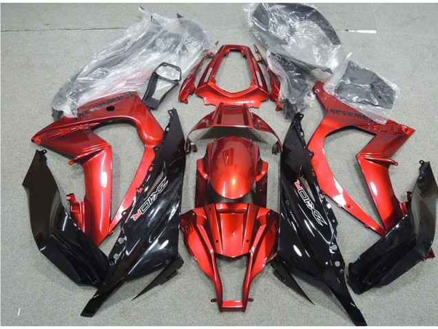 Carene Moto ZX10R 2011-2015 - Nero Rosso Carene Moto ZX10R 2011-2015 - Nero Rosso