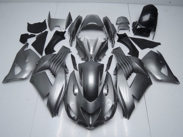Carene Moto ZX14R ZZR 1400 2006-2011 - Lucido Grigio Carene Moto ZX14R ZZR 1400 2006-2011 - Lucido Grigio