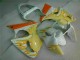 Carene Moto ZX6R 2000-2002 - Bianco Giallo Fiamma Carene Moto ZX6R 2000-2002 - Bianco Giallo Fiamma