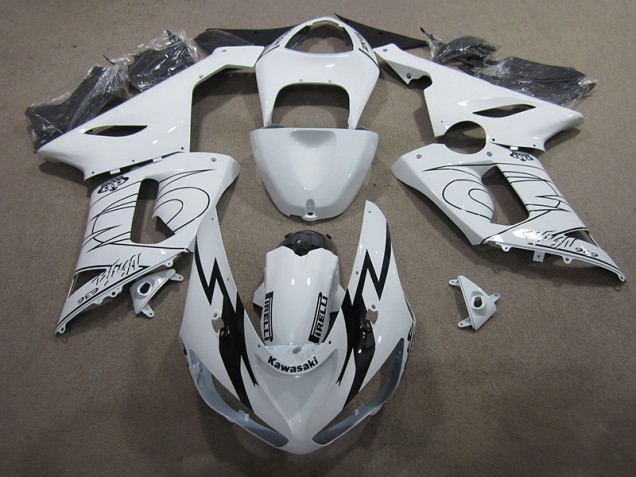Carene Moto ZX6R 2005-2006 - Bianco Ninja 636 Carene Moto ZX6R 2005-2006 - Bianco Ninja 636