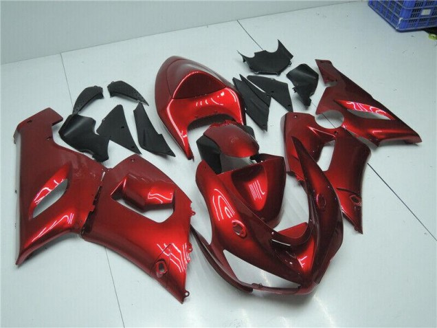Carene Moto ZX6R 2005-2006 - Caramella Rosso Carene Moto ZX6R 2005-2006 - Caramella Rosso