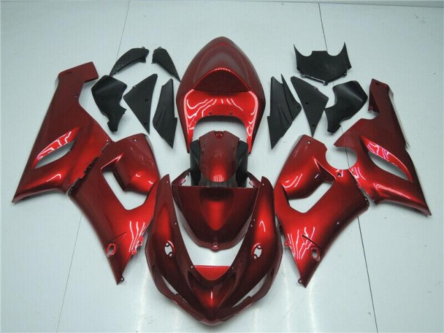 Carene Moto ZX6R 2005-2006 - Caramella Rosso Carene Moto ZX6R 2005-2006 - Caramella Rosso