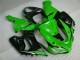 Carene Moto ZX6R 2005-2006 - Verde Bianco Nero