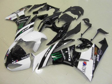 Carene Moto ZX6R 2009-2012 - Bianco Monster