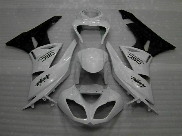 Carene Moto ZX6R 2009-2012 - Bianco Nero Ninja