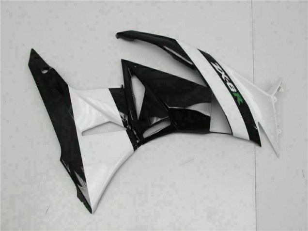 Carene Moto ZX6R 2009-2012 - Nero Bianco Carene Moto ZX6R 2009-2012 - Nero Bianco