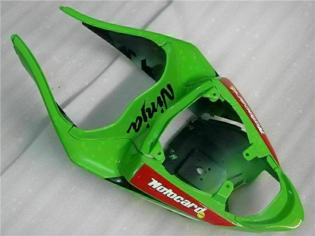 Carene Moto ZX6R 2009-2012 - Nero Rosso Verde Motocard Carene Moto ZX6R 2009-2012 - Nero Rosso Verde Motocard