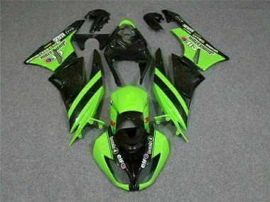 Carene Moto ZX6R 2009-2012 - Nero Verde 3M Touch4