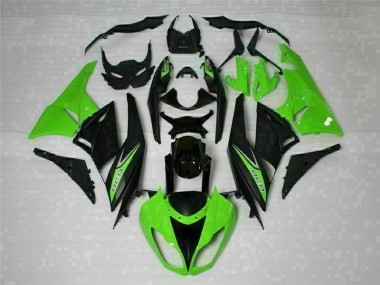 Carene Moto ZX6R 2009-2012 - Nero Verde 636