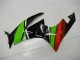Carene Moto ZX6R 2009-2012 - Nero Verde Rosso Carene Moto ZX6R 2009-2012 - Nero Verde Rosso