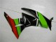 Carene Moto ZX6R 2009-2012 - Nero Verde Rosso Carene Moto ZX6R 2009-2012 - Nero Verde Rosso