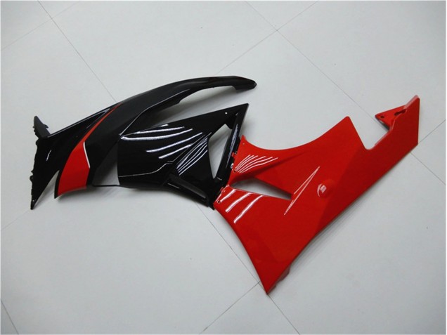 Carene Moto ZX6R 2009-2012 - Rosso Nero Carene Moto ZX6R 2009-2012 - Rosso Nero