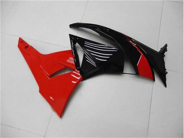 Carene Moto ZX6R 2009-2012 - Rosso Nero Carene Moto ZX6R 2009-2012 - Rosso Nero