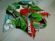 Carene Moto ZX6R 2009-2012 - Rosso Verde Motocard Carene Moto ZX6R 2009-2012 - Rosso Verde Motocard