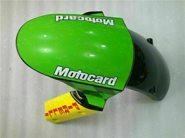 Carene Moto ZX6R 2009-2012 - Rosso Verde Motocard Carene Moto ZX6R 2009-2012 - Rosso Verde Motocard