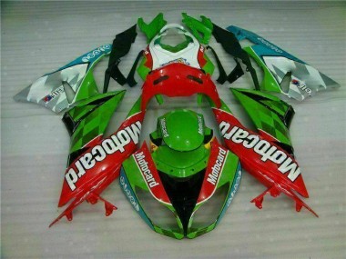 Carene Moto ZX6R 2009-2012 - Rosso Verde Motocard