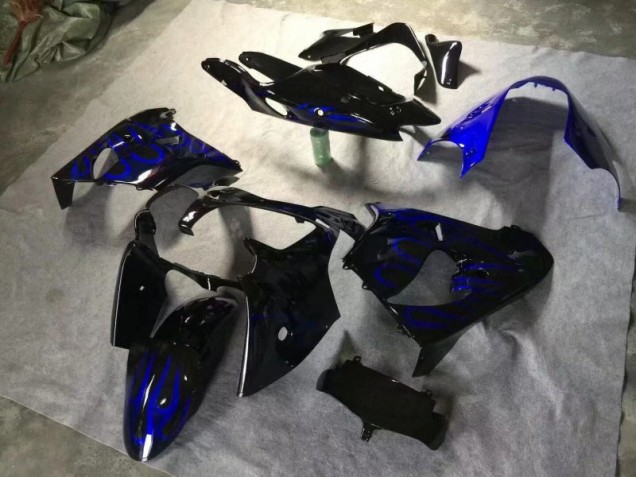Carene Moto ZX9R 2000-2001 - Lucido Nero Blu Fiamma Carene Moto ZX9R 2000-2001 - Lucido Nero Blu Fiamma