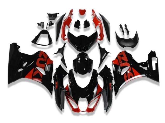 Carrozzeria Moto & Carena Moto GSXR 1000 2017-2023 - Nero Rosso Carrozzeria Moto & Carena Moto GSXR 1000 2017-2023 - Nero Rosso