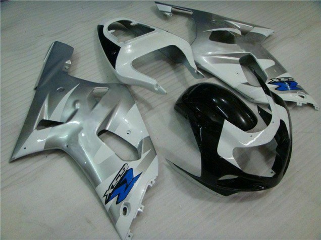 Carrozzeria Moto & Carena Moto GSXR 600 / 750 K1 K2 K3 2001-2003 - Argento Nero Carrozzeria Moto & Carena Moto GSXR 600 / 750 K1 K2 K3 2001-2003 - Argento Nero