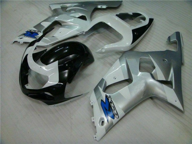 Carrozzeria Moto & Carena Moto GSXR 600 / 750 K1 K2 K3 2001-2003 - Argento Nero Carrozzeria Moto & Carena Moto GSXR 600 / 750 K1 K2 K3 2001-2003 - Argento Nero
