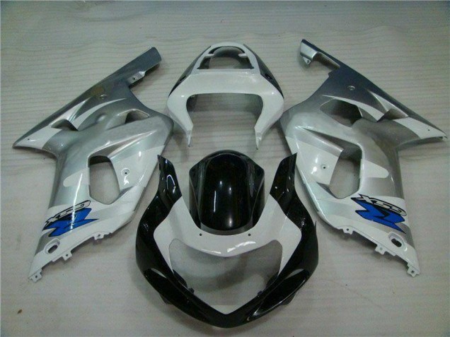 Carrozzeria Moto & Carena Moto GSXR 600 / 750 K1 K2 K3 2001-2003 - Argento Nero Carrozzeria Moto & Carena Moto GSXR 600 / 750 K1 K2 K3 2001-2003 - Argento Nero