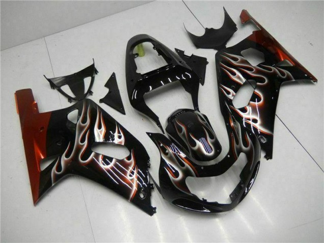 Carrozzeria Moto & Carena Moto GSXR 600 / 750 K1 K2 K3 2001-2003 - Nero Carrozzeria Moto & Carena Moto GSXR 600 / 750 K1 K2 K3 2001-2003 - Nero