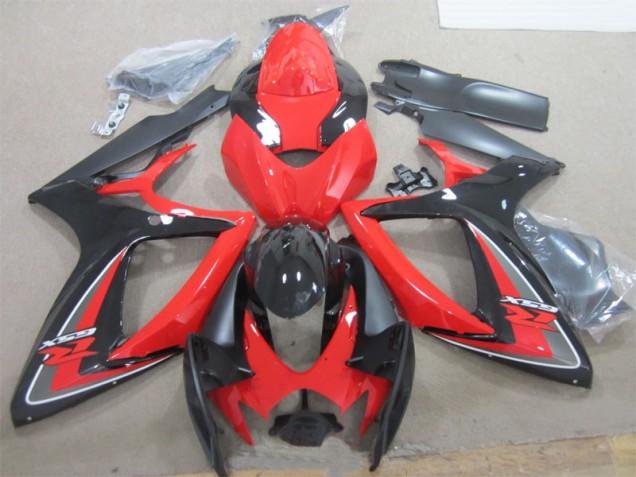 Carrozzeria Moto & Carena Moto GSXR 600 K6 2006-2007 - Nero Rosso Carrozzeria Moto & Carena Moto GSXR 600 K6 2006-2007 - Nero Rosso