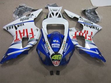 Carrozzeria Moto & Carena Moto R1 2009-2011 - Blu Bianco Motul Dunlop 46
